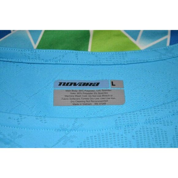 REI Novara Whittier Bike Dress Blue Mosaic Print - Picture 6 of 8